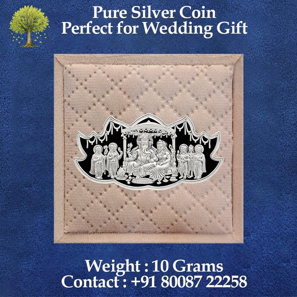 Kamal Silver Coin With Box