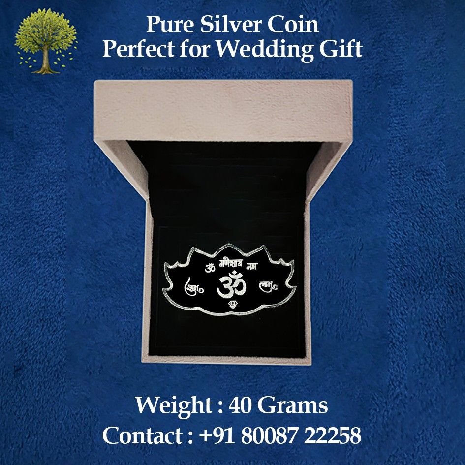 Kamal Silver Coin With Box