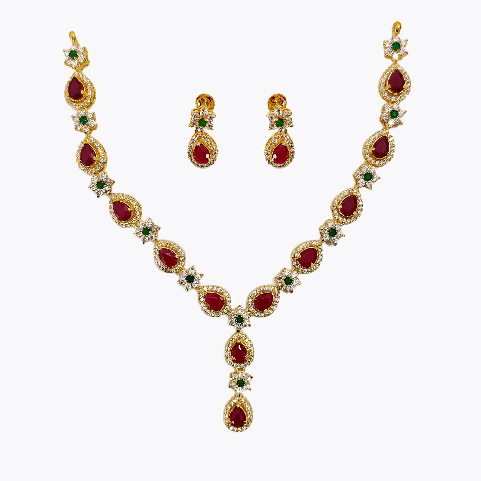 Silver Necklace Set