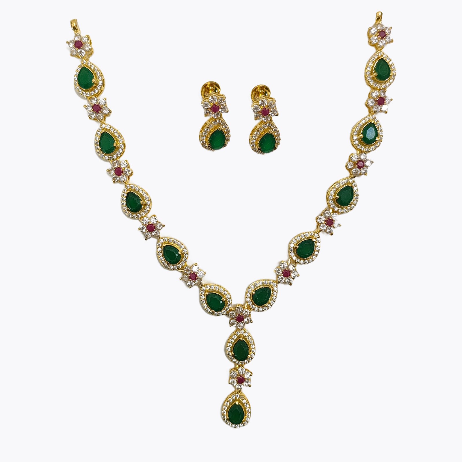 Silver Necklace Set