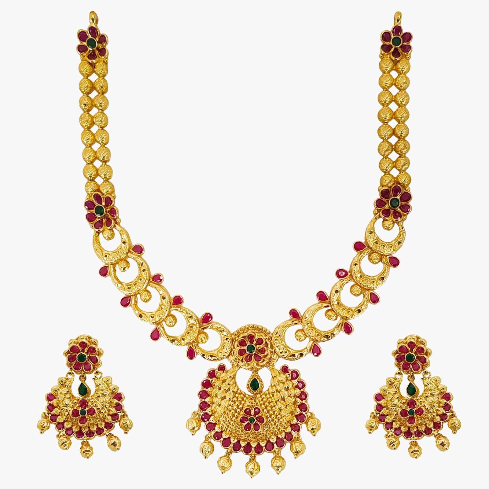 Silver Necklace Set