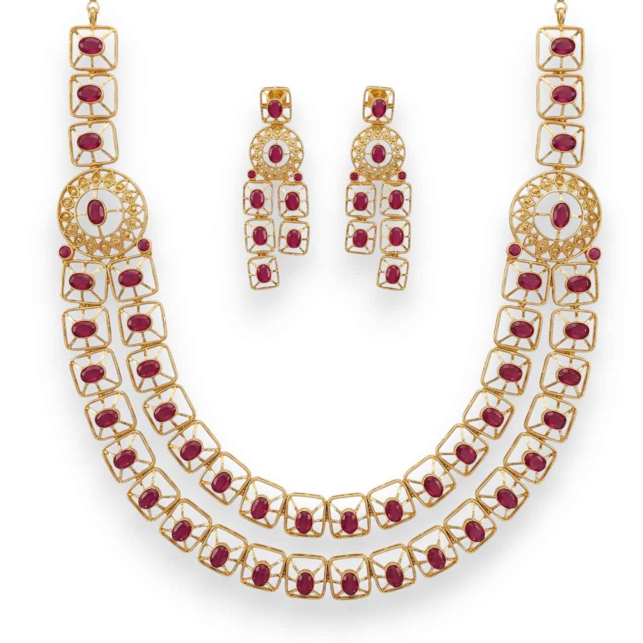Silver Necklace Set
