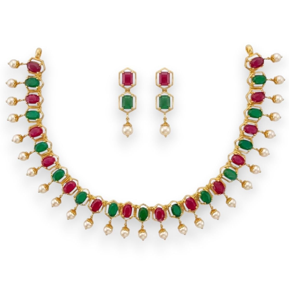 Silver Necklace Set