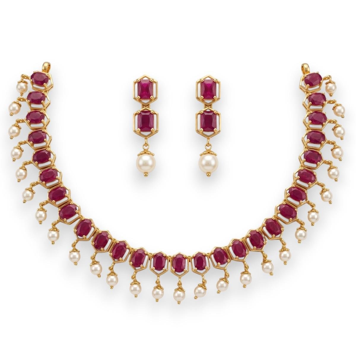 Silver Necklace Set