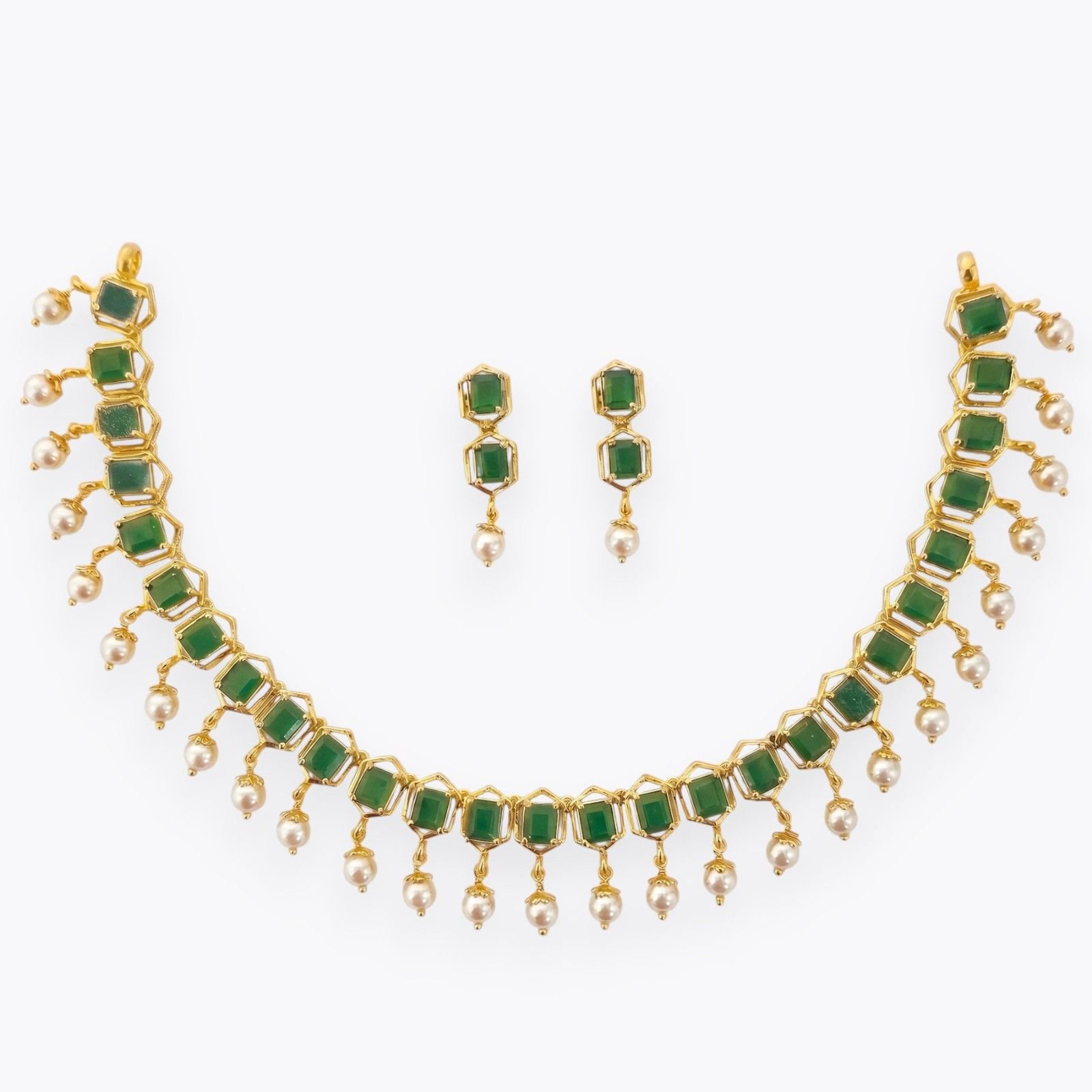 Silver Necklace Set