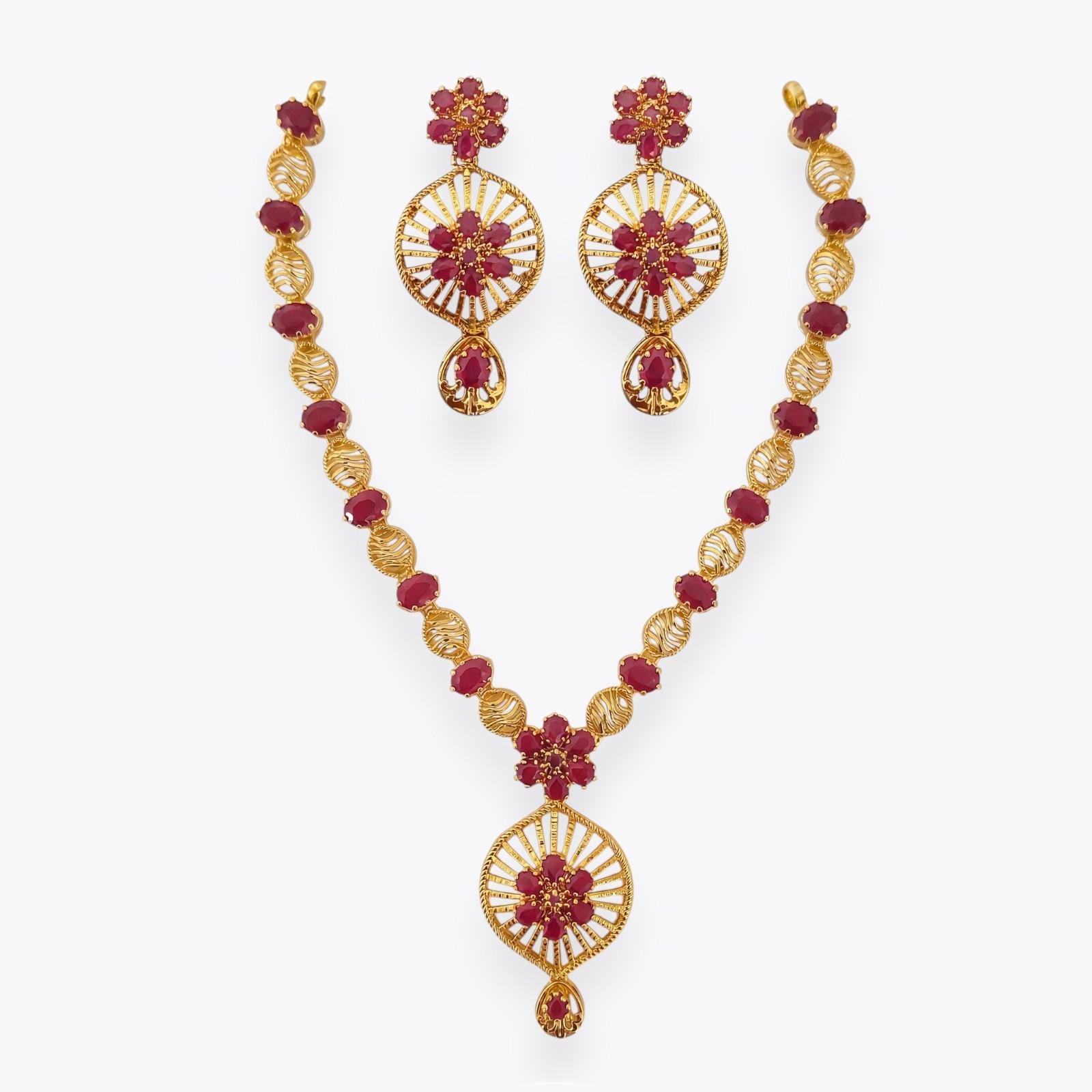 Silver Necklace Set