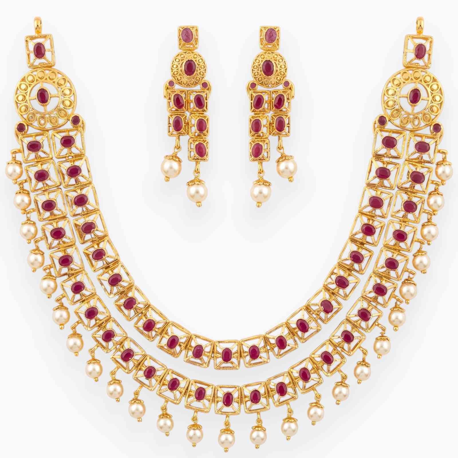 Silver Necklace Set