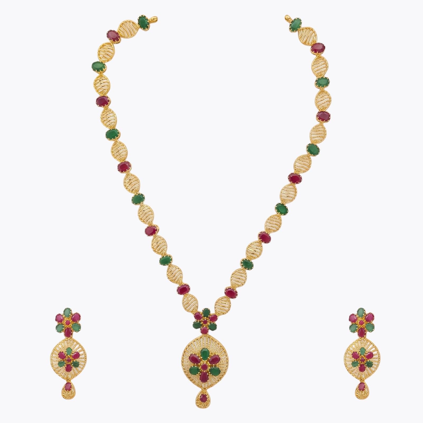 Silver Necklace Set