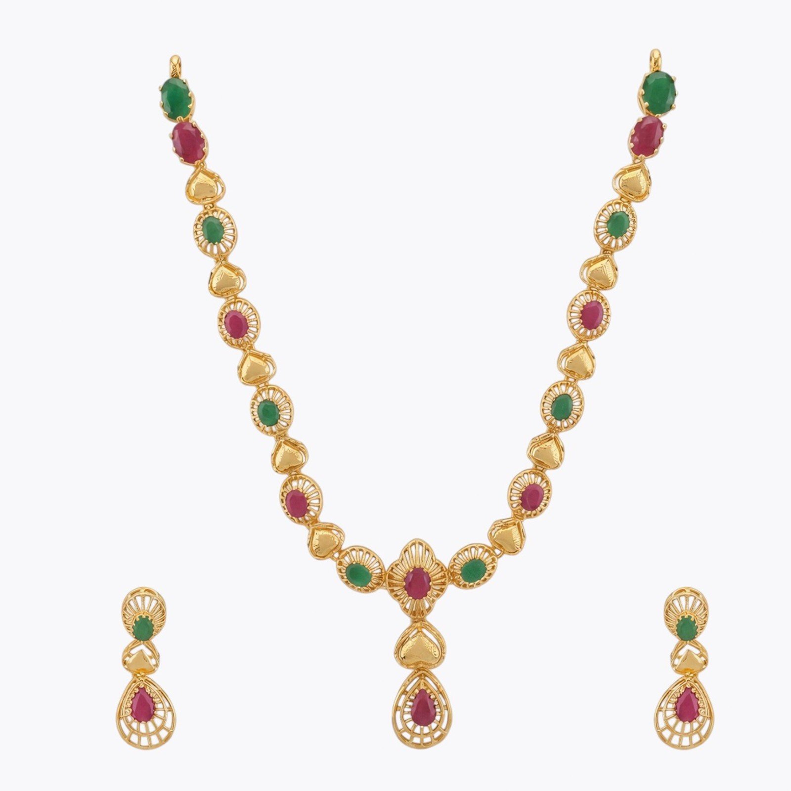 Silver Necklace Set