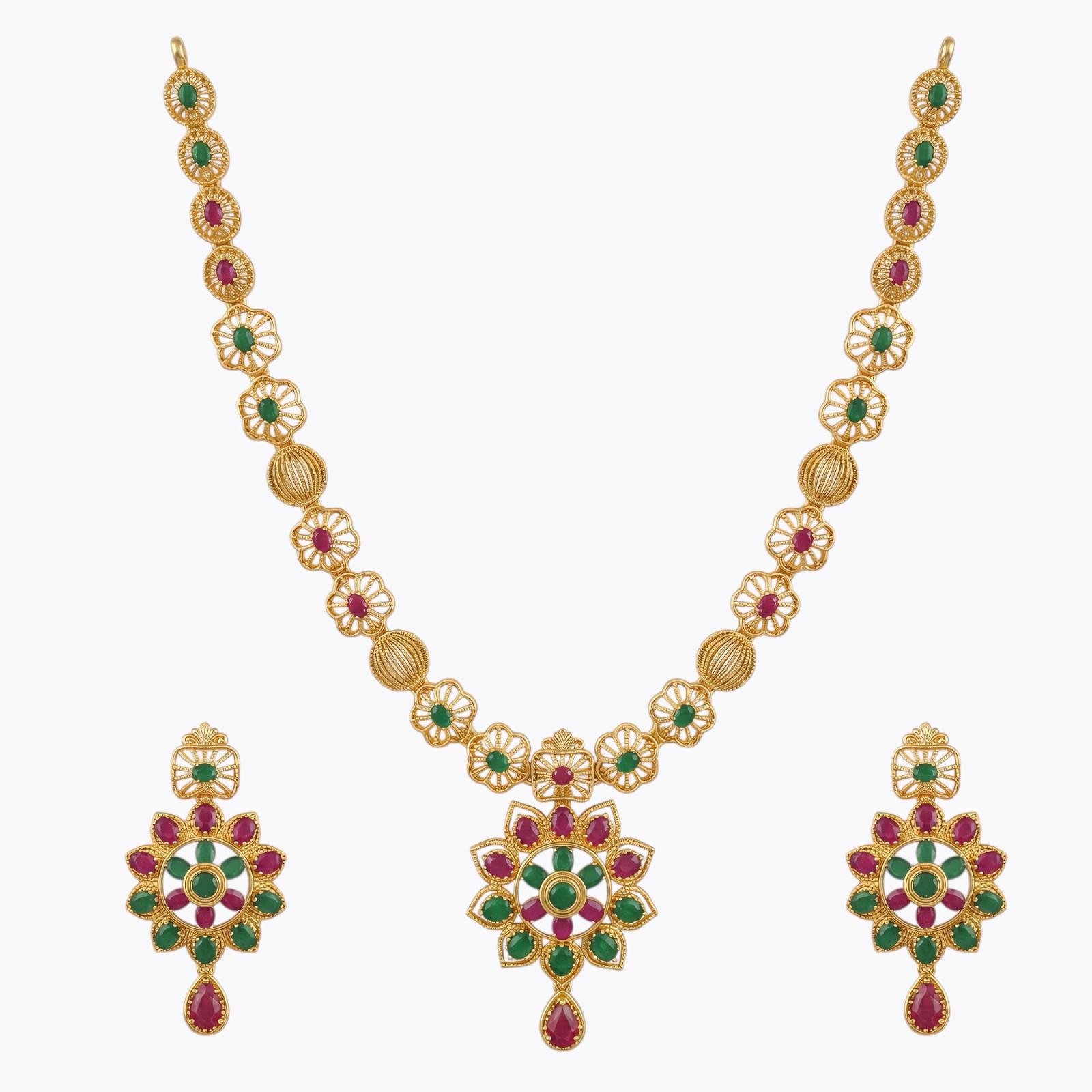 Silver Necklace Set