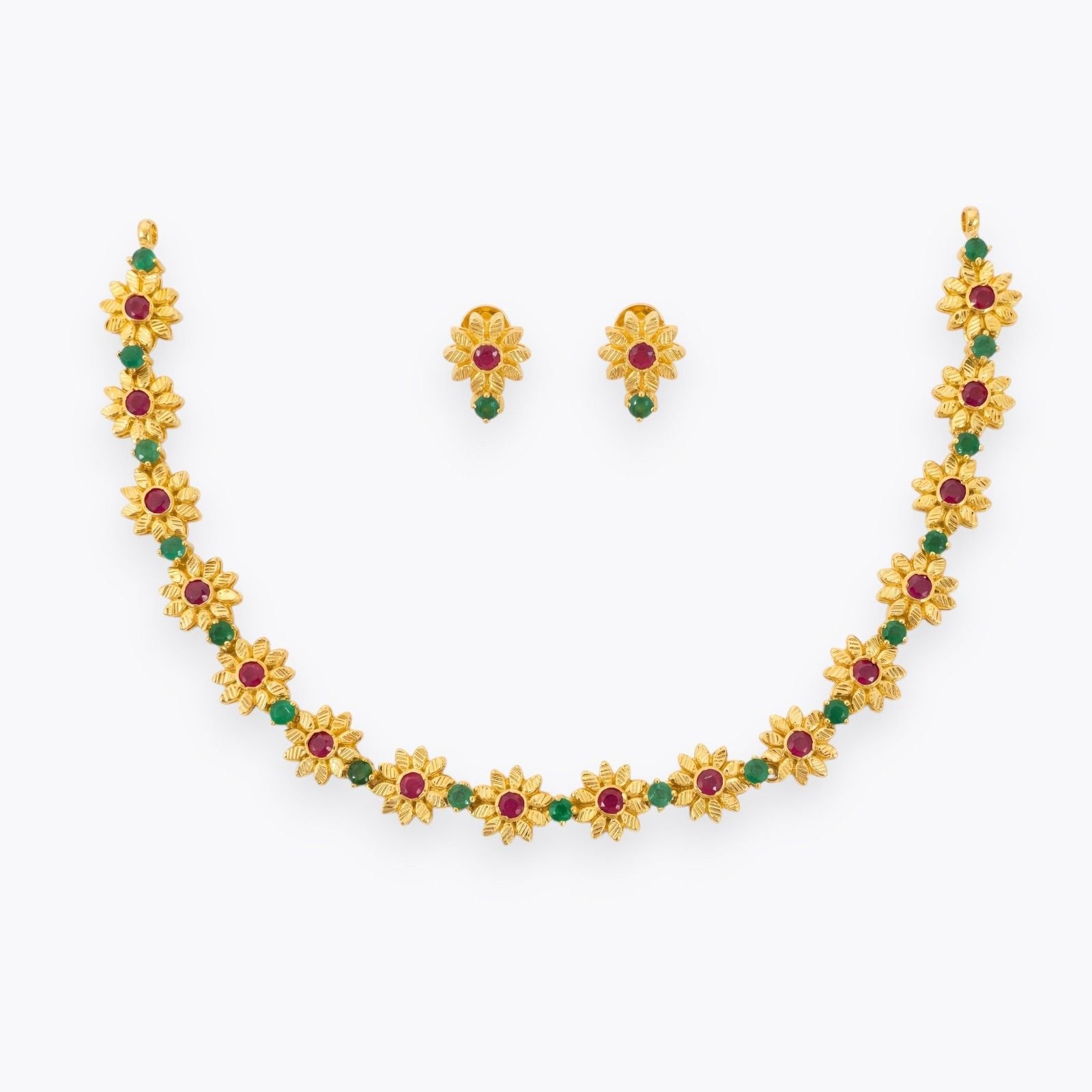 Silver Necklace Set