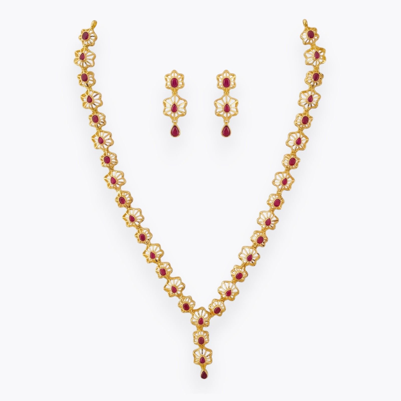 Silver Necklace Set