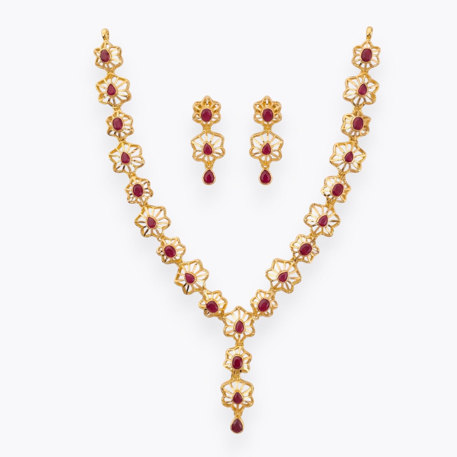 Silver Necklace Set