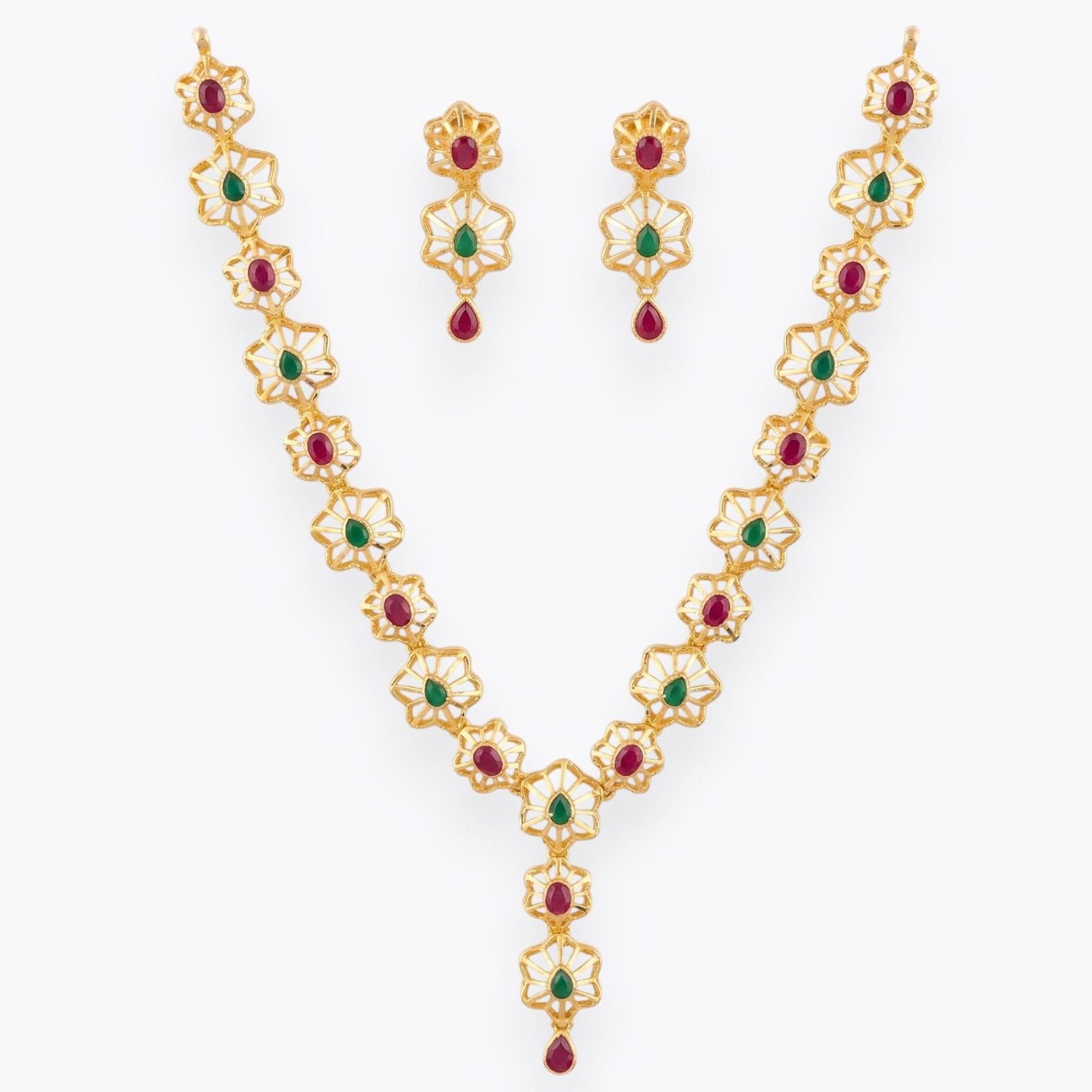 Silver Necklace Set