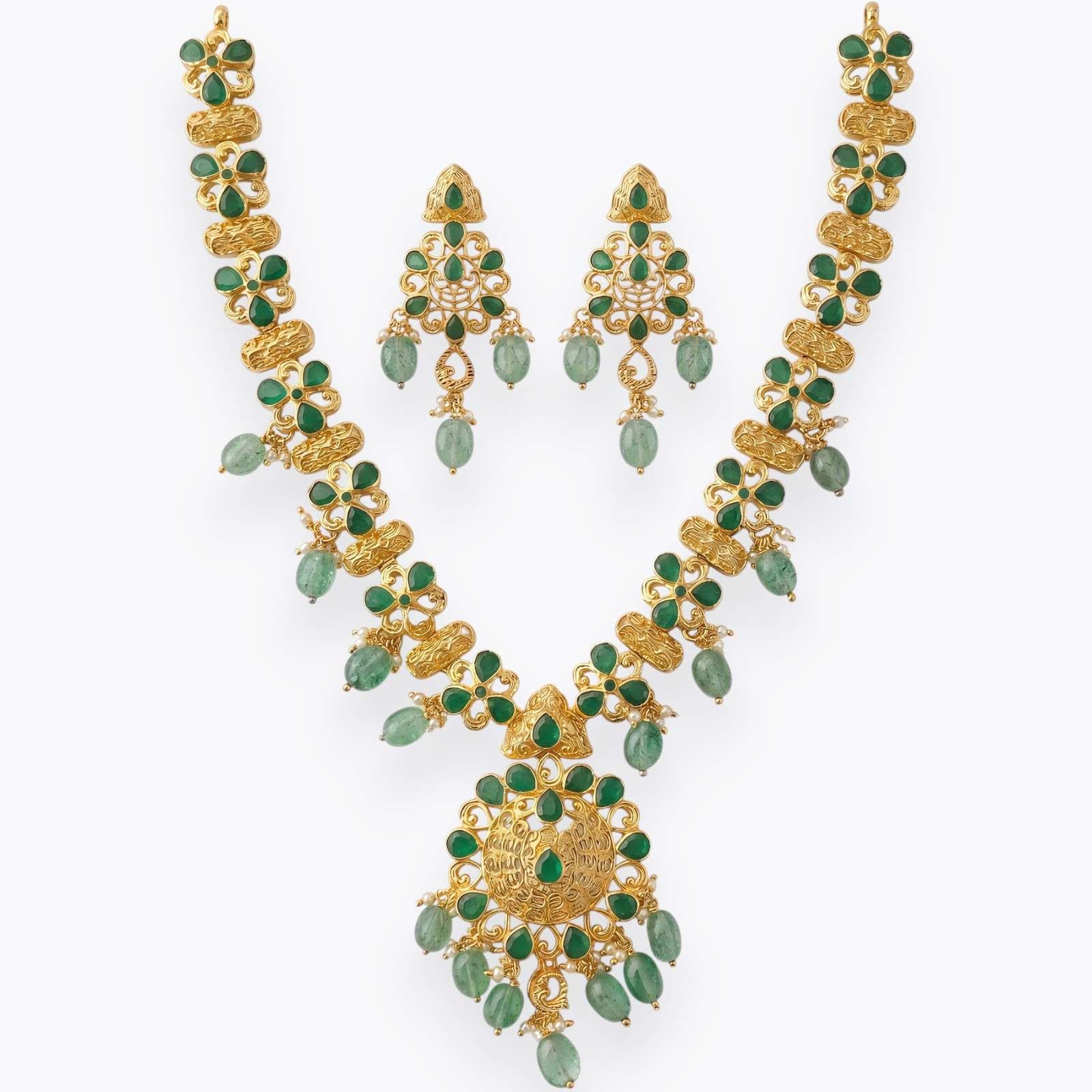 Silver Necklace Set