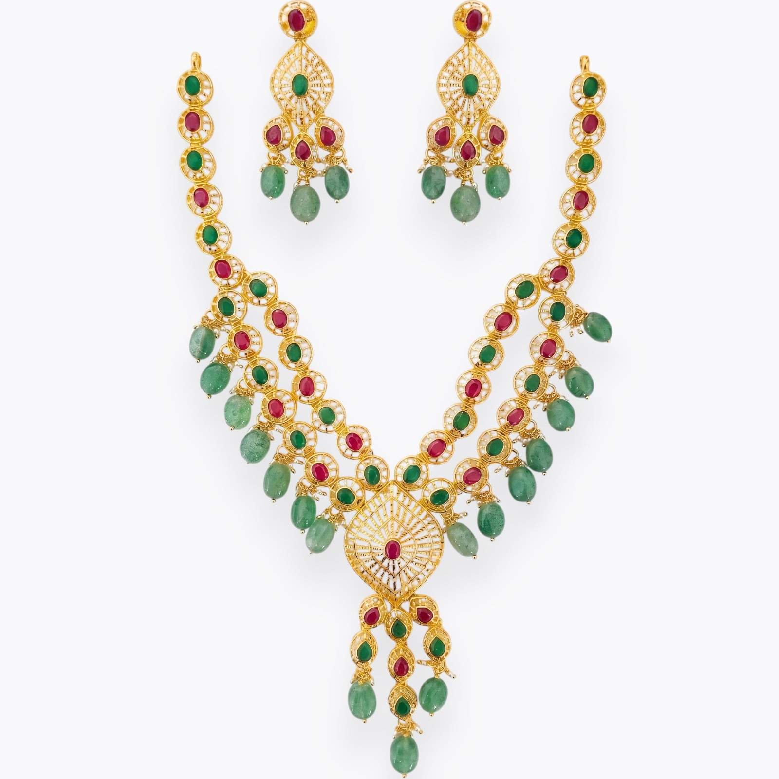 Silver Necklace Set