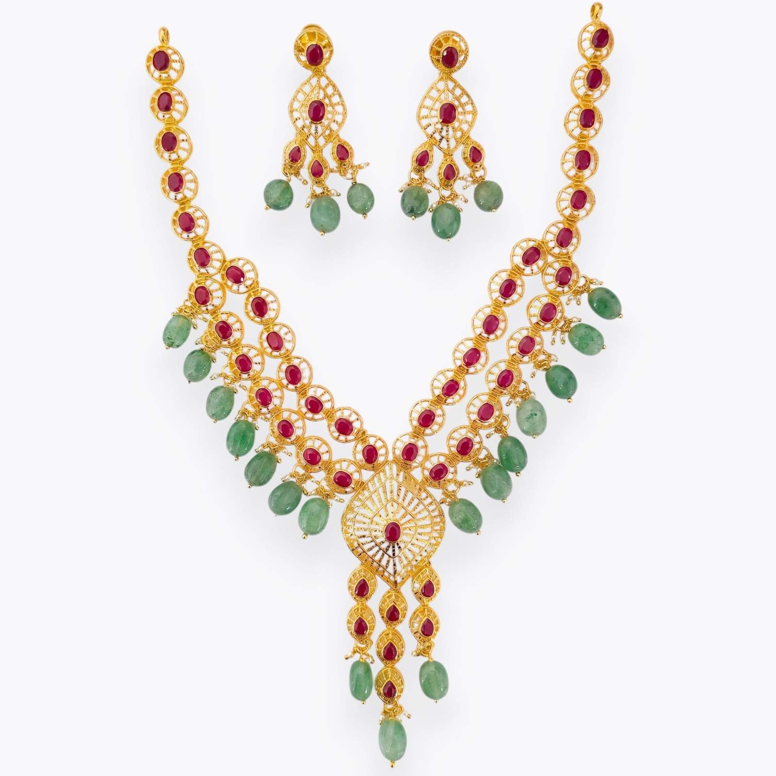 Silver Necklace Set
